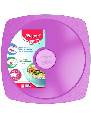 Maped Picnik Concept Lunch Plate - Pink